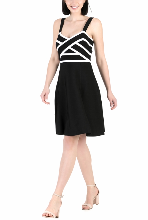 GUESS-Γυναικείο mini φόρεμα GUESS INES μαύρο